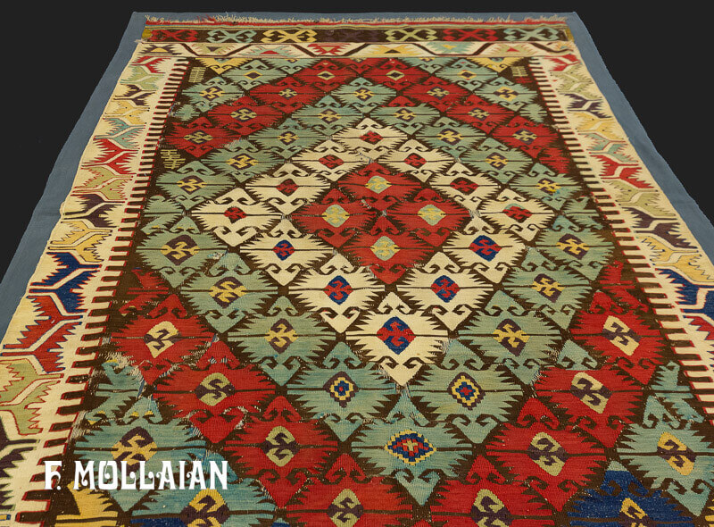 Antique Turkish Aydin Kilim n°:59289694